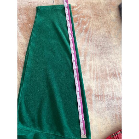 Vintage 70's T.T. Topper Sears Velour Mock neck Tunic Green top Large - Picture 7 of 7